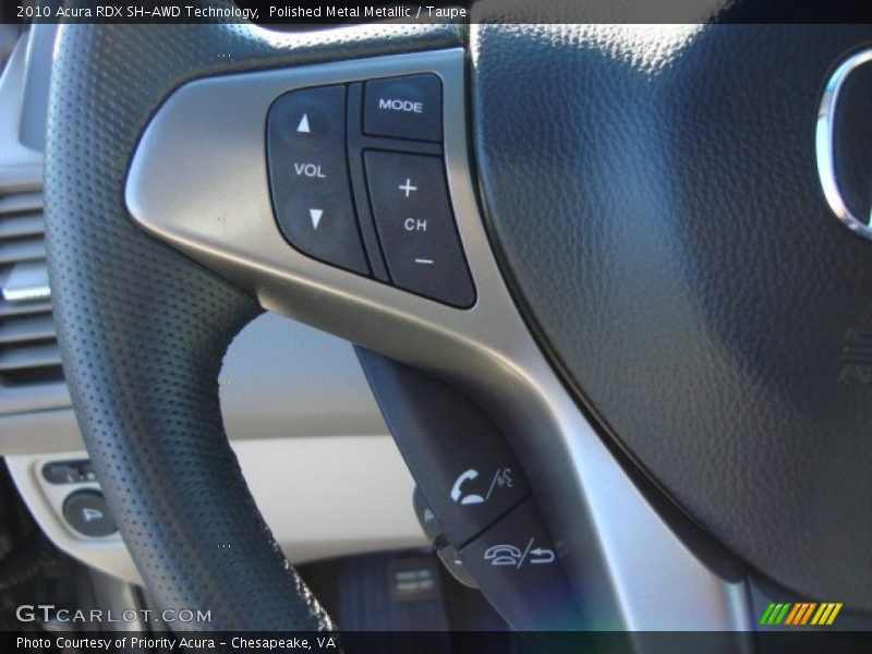 Polished Metal Metallic / Taupe 2010 Acura RDX SH-AWD Technology