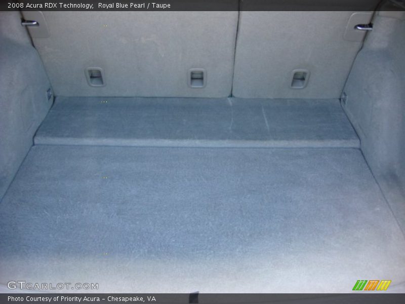 Royal Blue Pearl / Taupe 2008 Acura RDX Technology