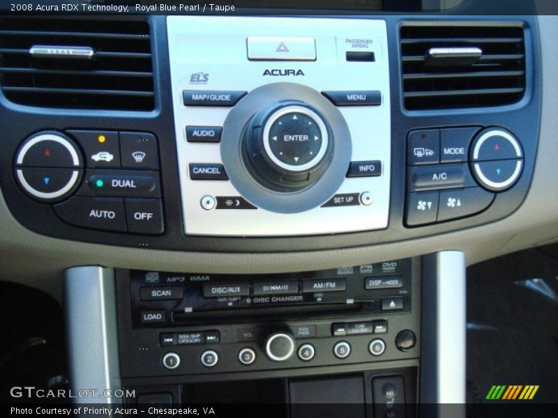 Royal Blue Pearl / Taupe 2008 Acura RDX Technology