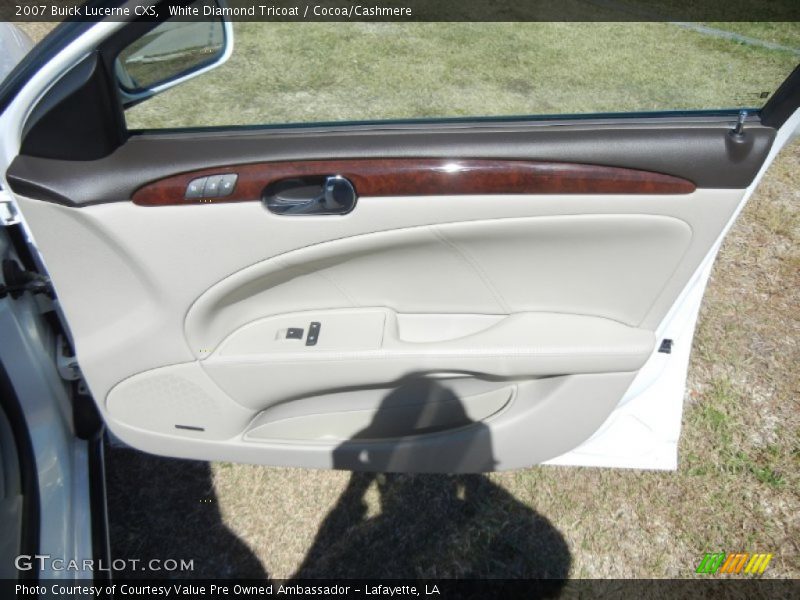 White Diamond Tricoat / Cocoa/Cashmere 2007 Buick Lucerne CXS