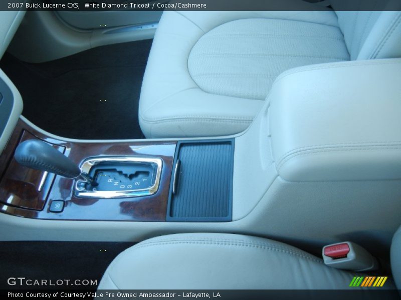 White Diamond Tricoat / Cocoa/Cashmere 2007 Buick Lucerne CXS