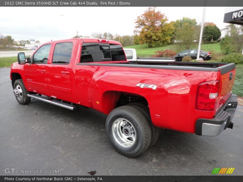  2012 Sierra 3500HD SLT Crew Cab 4x4 Dually Fire Red