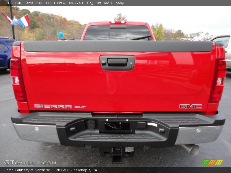 Fire Red / Ebony 2012 GMC Sierra 3500HD SLT Crew Cab 4x4 Dually