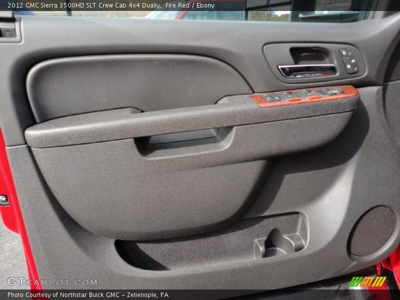 Fire Red / Ebony 2012 GMC Sierra 3500HD SLT Crew Cab 4x4 Dually