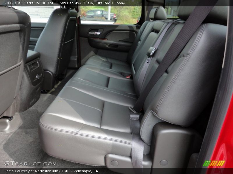 Fire Red / Ebony 2012 GMC Sierra 3500HD SLT Crew Cab 4x4 Dually