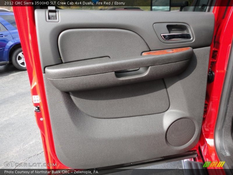 Fire Red / Ebony 2012 GMC Sierra 3500HD SLT Crew Cab 4x4 Dually