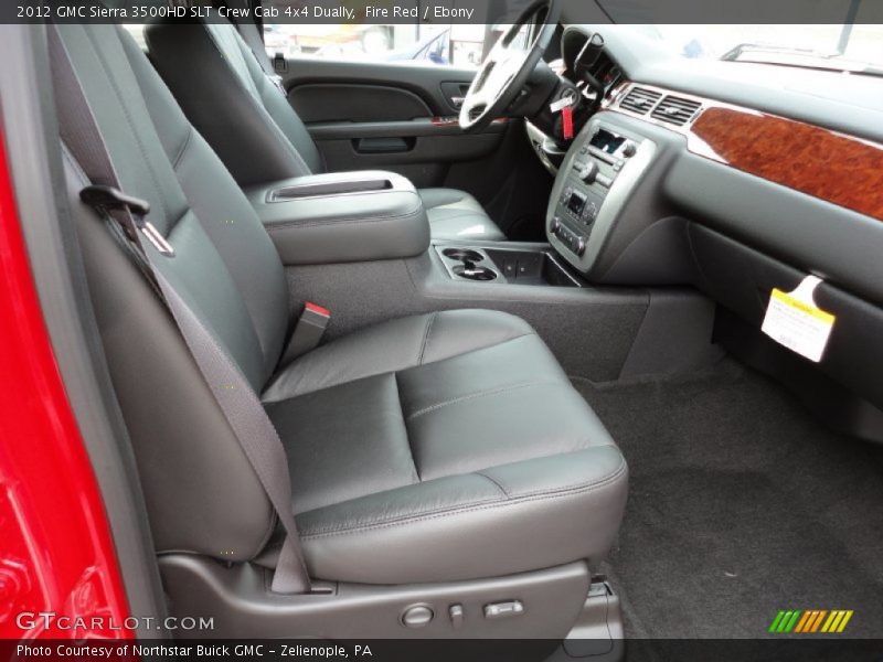  2012 Sierra 3500HD SLT Crew Cab 4x4 Dually Ebony Interior