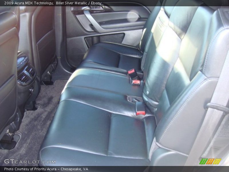 Billet Silver Metallic / Ebony 2009 Acura MDX Technology
