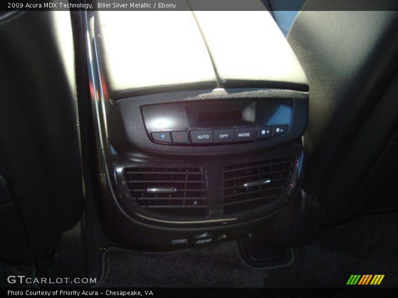 Billet Silver Metallic / Ebony 2009 Acura MDX Technology