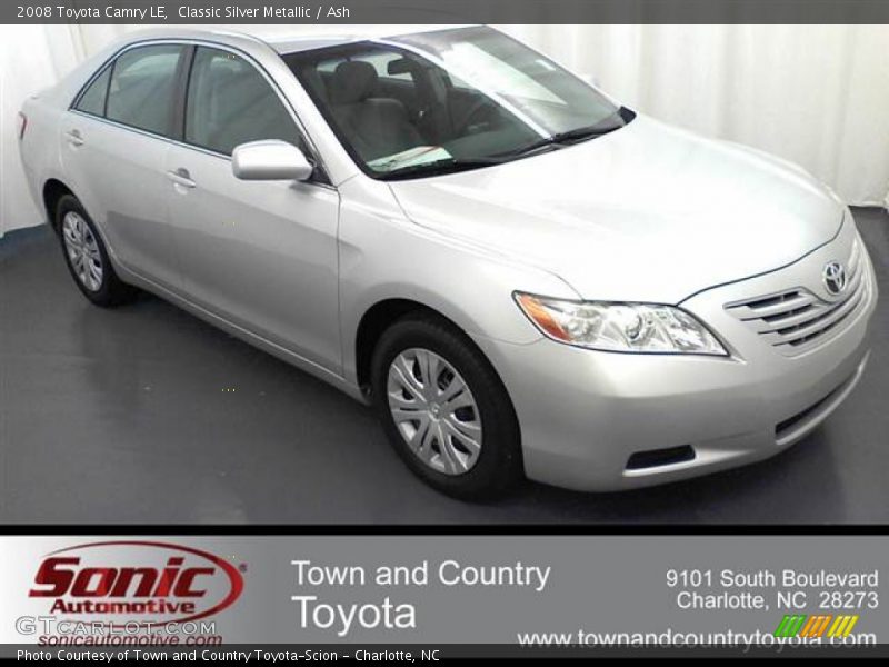 Classic Silver Metallic / Ash 2008 Toyota Camry LE