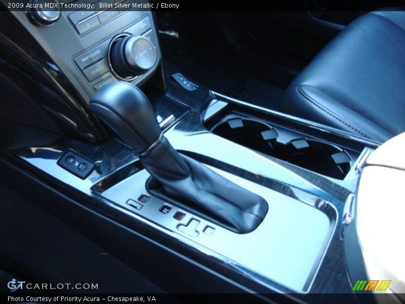 Billet Silver Metallic / Ebony 2009 Acura MDX Technology