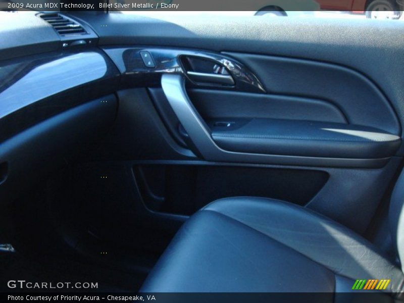 Billet Silver Metallic / Ebony 2009 Acura MDX Technology