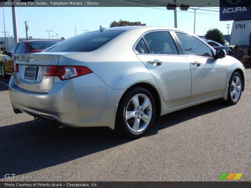 Palladium Metallic / Ebony 2010 Acura TSX Sedan