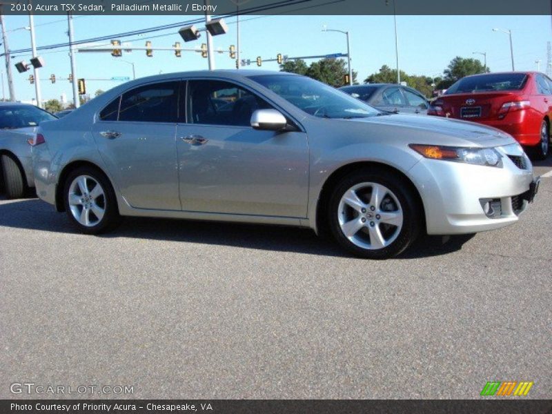 Palladium Metallic / Ebony 2010 Acura TSX Sedan