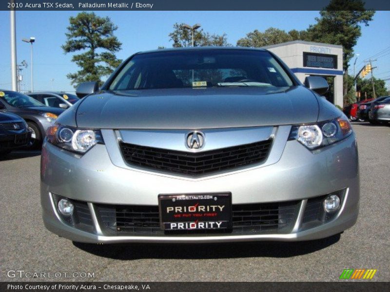 Palladium Metallic / Ebony 2010 Acura TSX Sedan