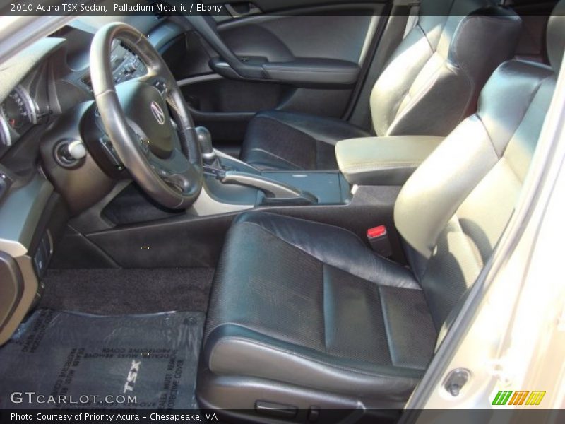 Palladium Metallic / Ebony 2010 Acura TSX Sedan