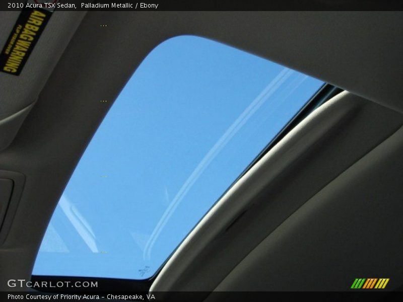 Palladium Metallic / Ebony 2010 Acura TSX Sedan
