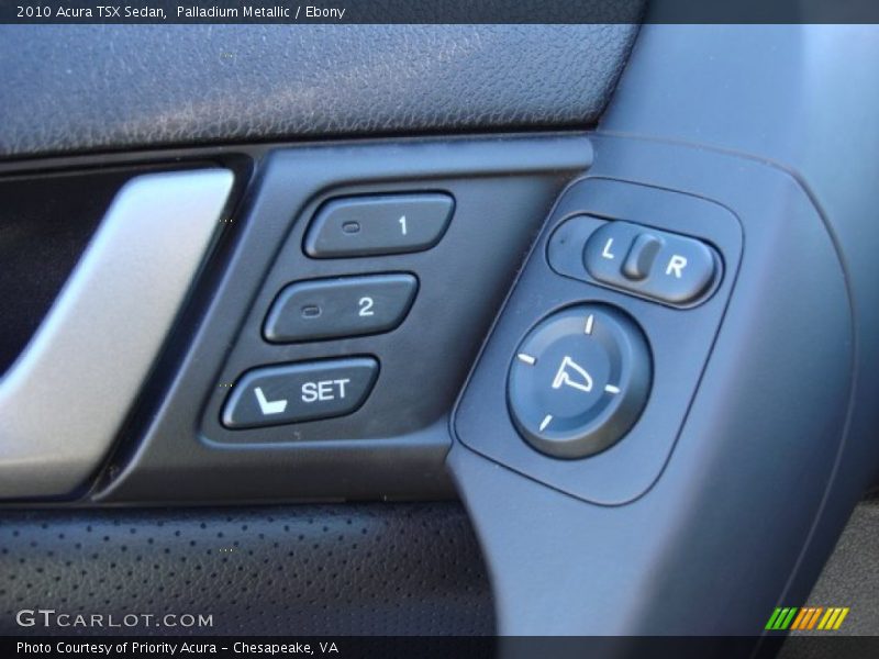 Palladium Metallic / Ebony 2010 Acura TSX Sedan