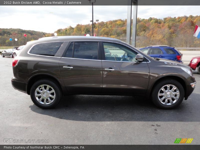 Cocoa Metallic / Cashmere 2012 Buick Enclave AWD