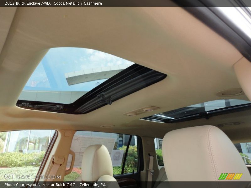 Cocoa Metallic / Cashmere 2012 Buick Enclave AWD
