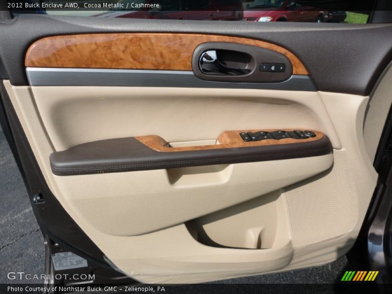 Cocoa Metallic / Cashmere 2012 Buick Enclave AWD