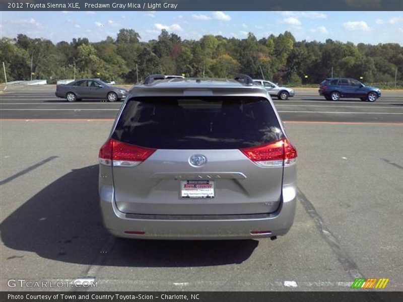 Predawn Gray Mica / Light Gray 2012 Toyota Sienna XLE