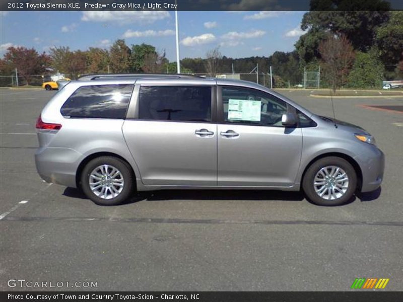  2012 Sienna XLE Predawn Gray Mica