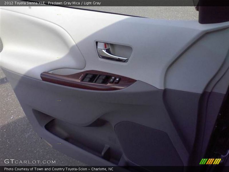 Predawn Gray Mica / Light Gray 2012 Toyota Sienna XLE