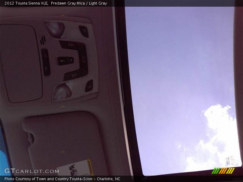 Predawn Gray Mica / Light Gray 2012 Toyota Sienna XLE