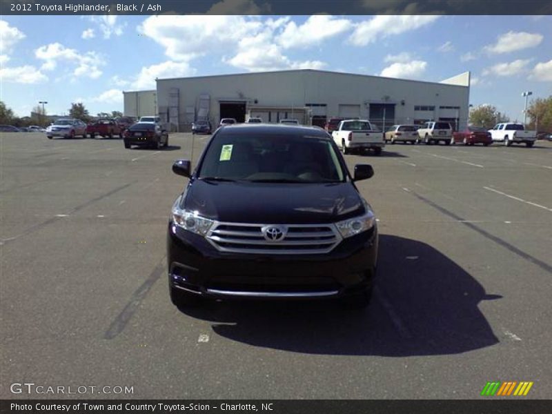 Black / Ash 2012 Toyota Highlander