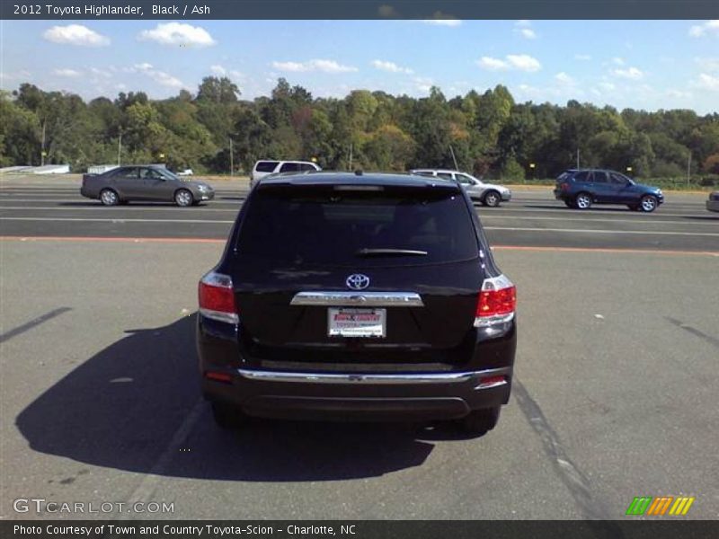 Black / Ash 2012 Toyota Highlander