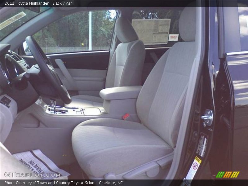 Black / Ash 2012 Toyota Highlander