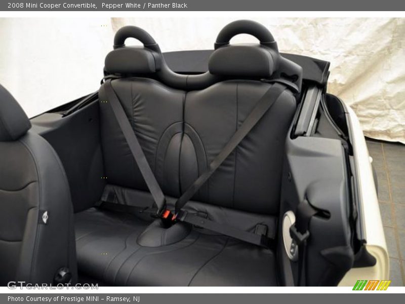 Pepper White / Panther Black 2008 Mini Cooper Convertible