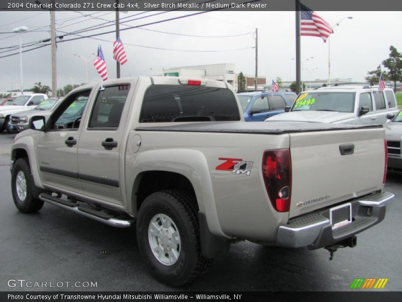 Silver Birch Metallic / Medium Dark Pewter 2004 Chevrolet Colorado Z71 Crew Cab 4x4