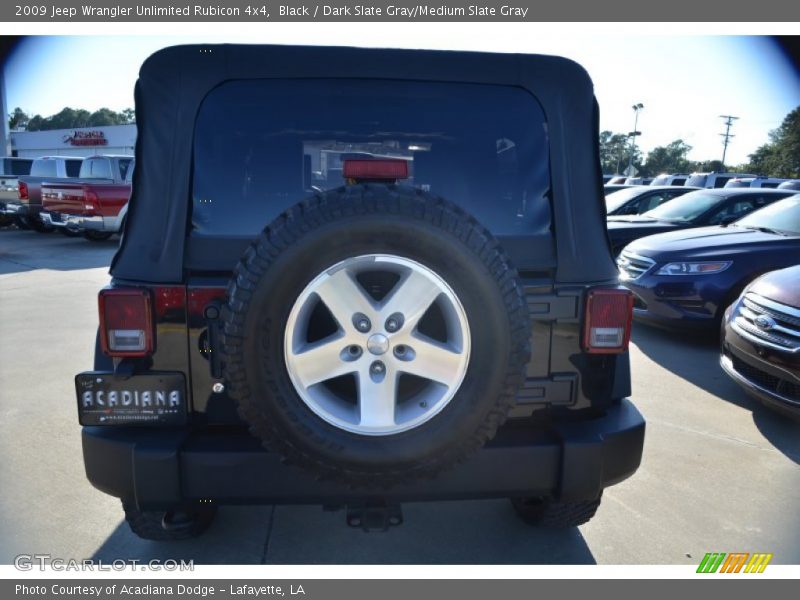 Black / Dark Slate Gray/Medium Slate Gray 2009 Jeep Wrangler Unlimited Rubicon 4x4