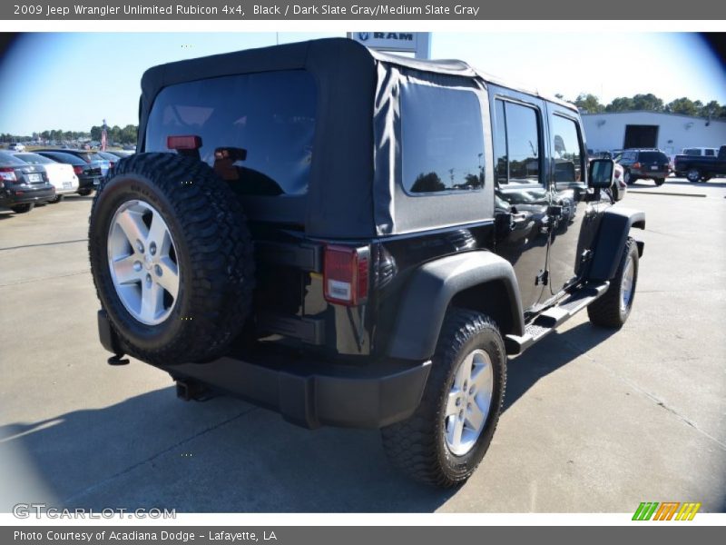 Black / Dark Slate Gray/Medium Slate Gray 2009 Jeep Wrangler Unlimited Rubicon 4x4