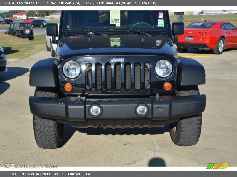 Black / Dark Slate Gray/Medium Slate Gray 2009 Jeep Wrangler Unlimited Rubicon 4x4