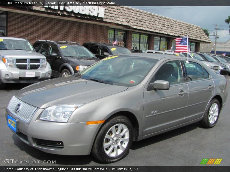 Vapor Silver Metallic / Medium Light Stone 2008 Mercury Milan I4