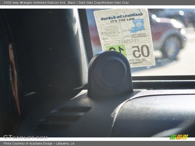 Black / Dark Slate Gray/Medium Slate Gray 2009 Jeep Wrangler Unlimited Rubicon 4x4