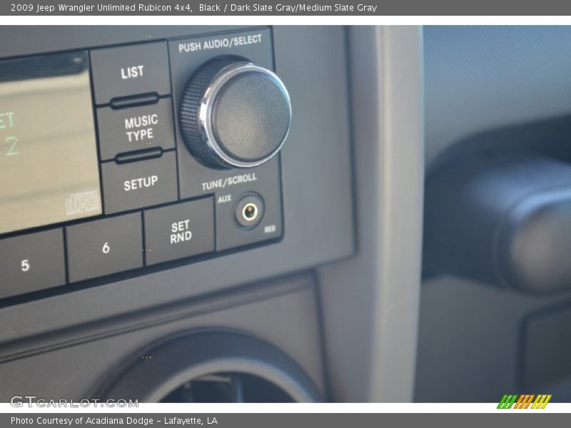Black / Dark Slate Gray/Medium Slate Gray 2009 Jeep Wrangler Unlimited Rubicon 4x4