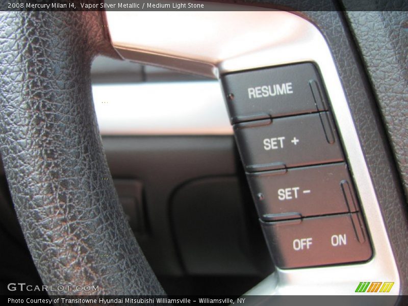 Vapor Silver Metallic / Medium Light Stone 2008 Mercury Milan I4