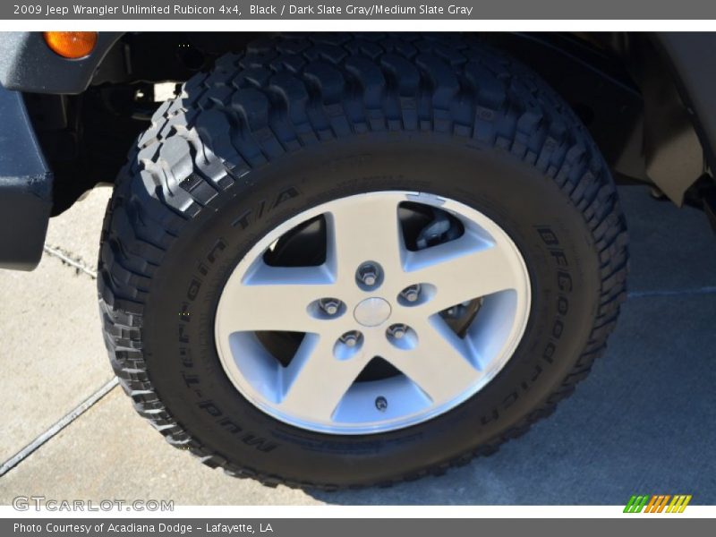 Black / Dark Slate Gray/Medium Slate Gray 2009 Jeep Wrangler Unlimited Rubicon 4x4