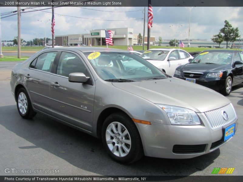 Vapor Silver Metallic / Medium Light Stone 2008 Mercury Milan I4