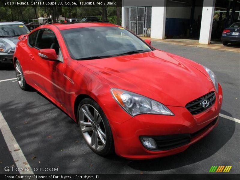Front 3/4 View of 2010 Genesis Coupe 3.8 Coupe