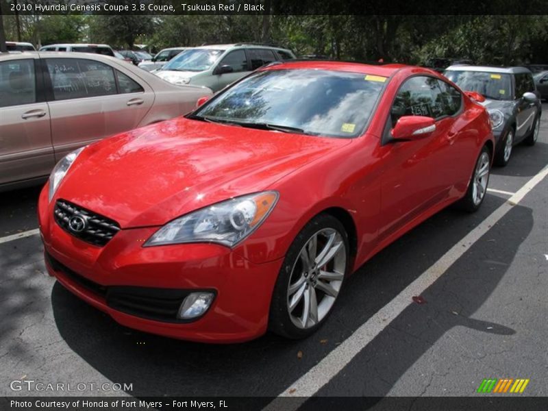 Front 3/4 View of 2010 Genesis Coupe 3.8 Coupe
