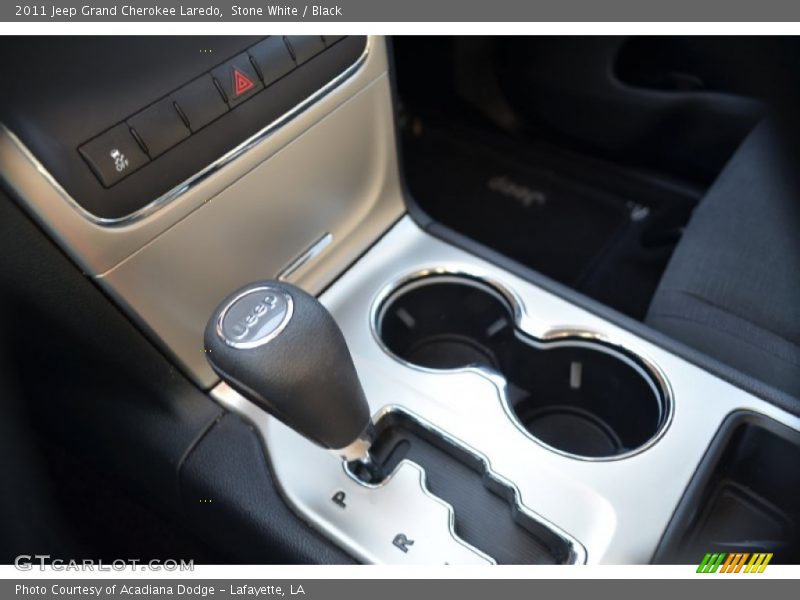 Stone White / Black 2011 Jeep Grand Cherokee Laredo