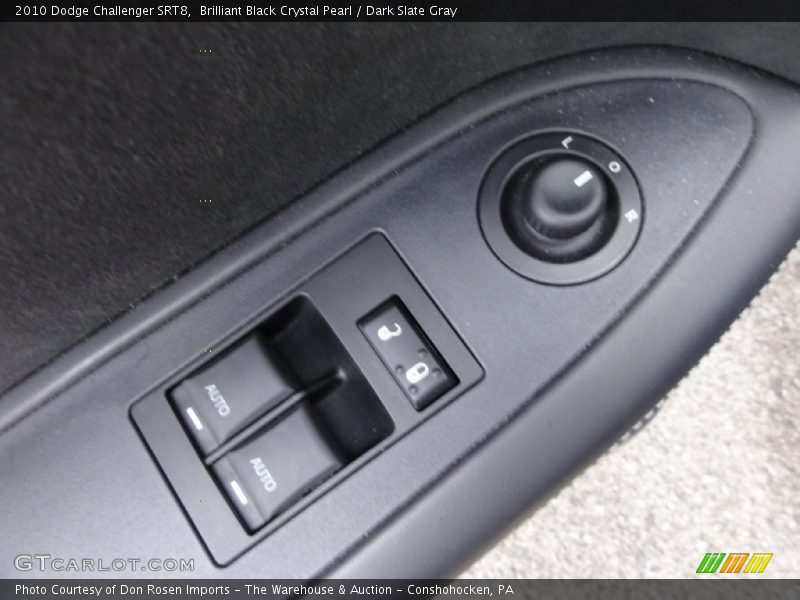 Brilliant Black Crystal Pearl / Dark Slate Gray 2010 Dodge Challenger SRT8