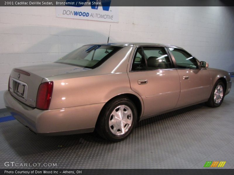 Bronzemist / Neutral Shale 2001 Cadillac DeVille Sedan