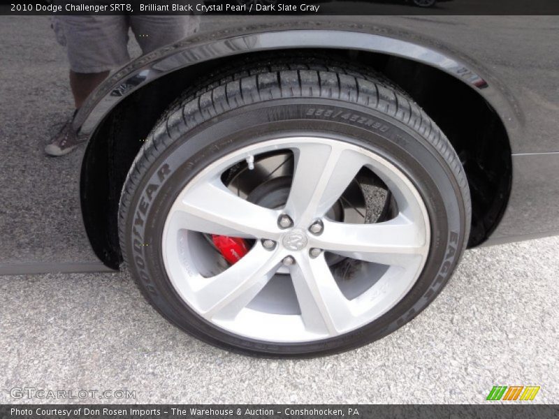 Brilliant Black Crystal Pearl / Dark Slate Gray 2010 Dodge Challenger SRT8