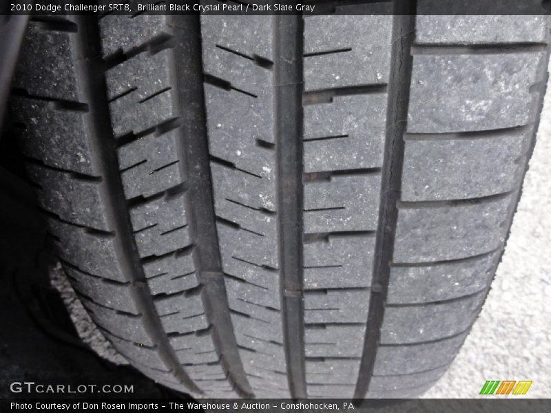 Brilliant Black Crystal Pearl / Dark Slate Gray 2010 Dodge Challenger SRT8